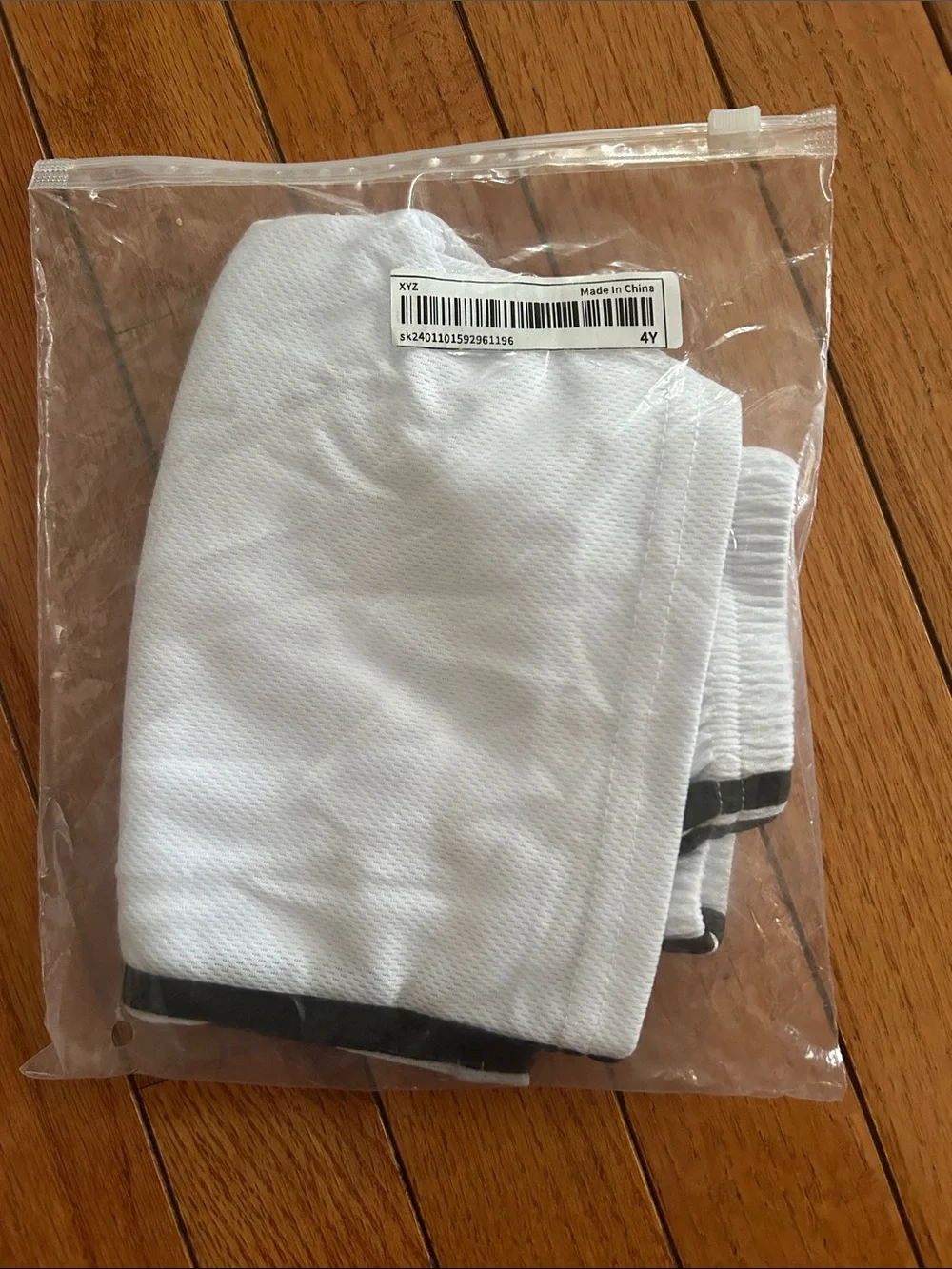 Toddler Boy Athletic Shorts White 4T NEW